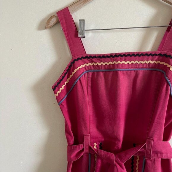 Red Summer Dress Damsels in this Dress - Picture 2 of 9